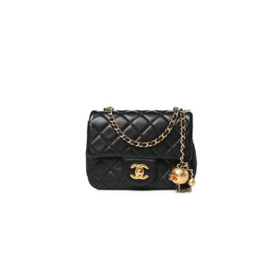 CHANEL LAMBSKIN QUILTED MINI PEARL CRUSH FLAP AS1786 B02916 94305 (17*12*7cm)